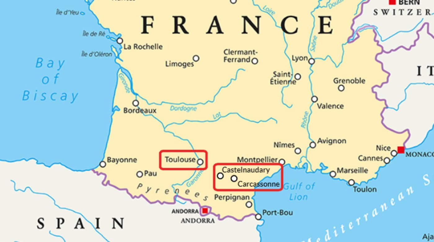 フランス　地図