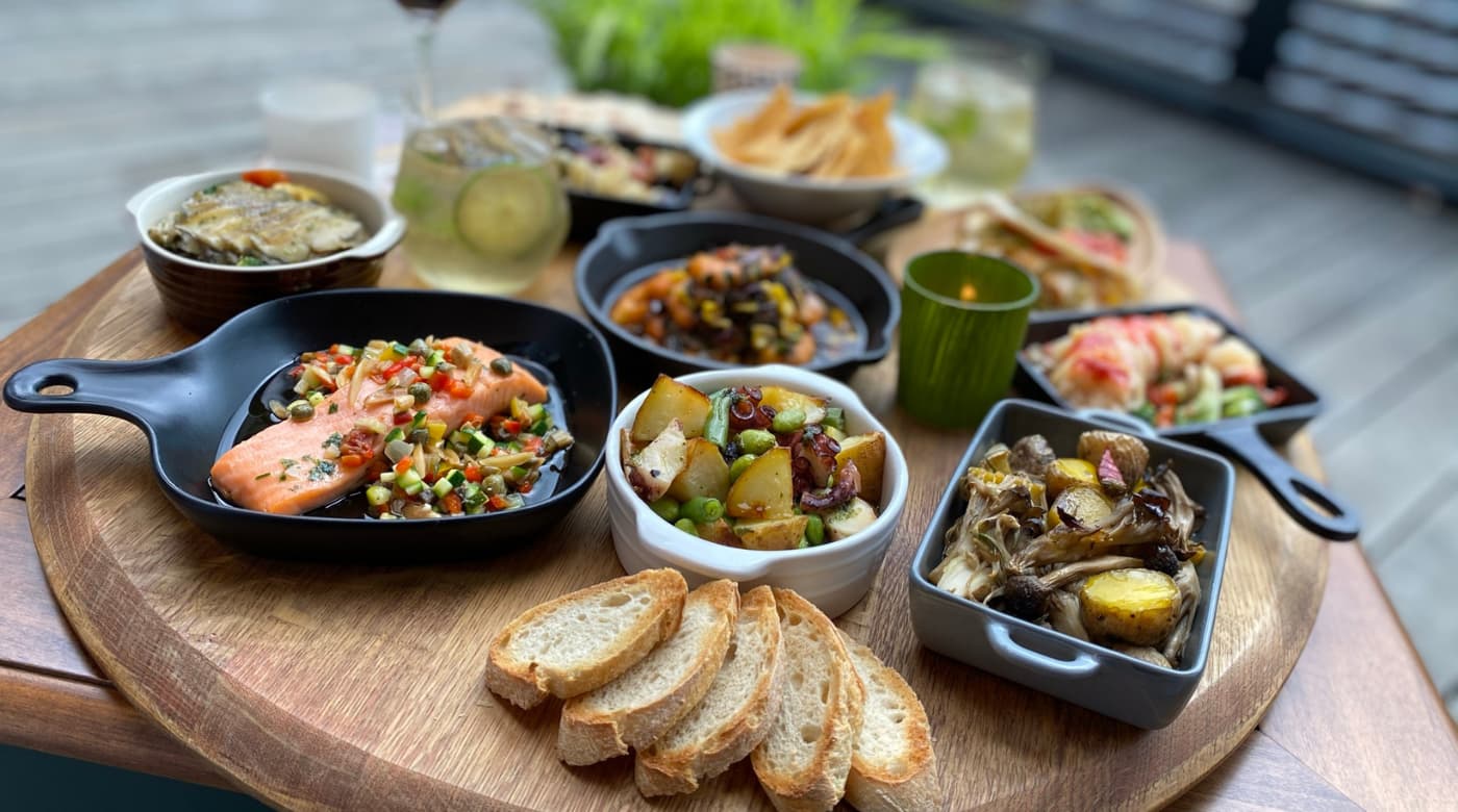 キャンプ　アウトドア　アヒージョ｜ア・ターブル！