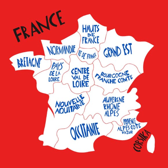 フランス　地図